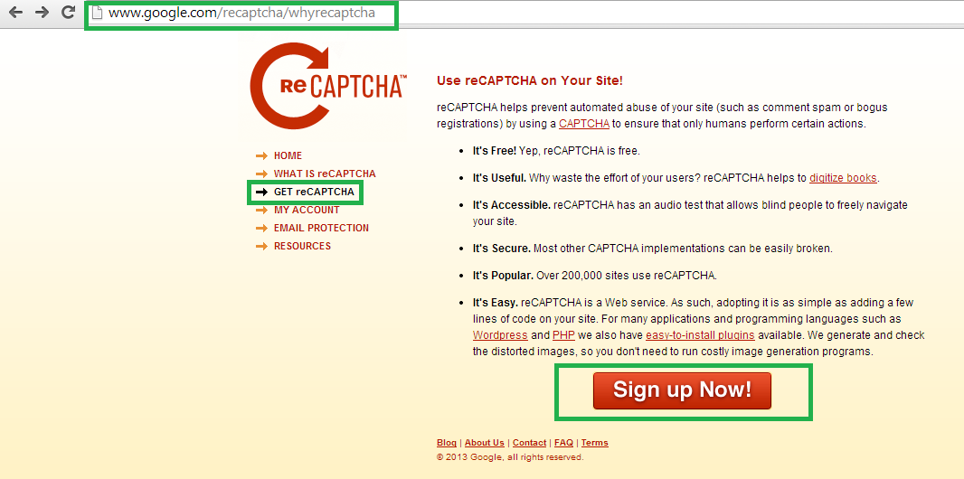 recaptcha