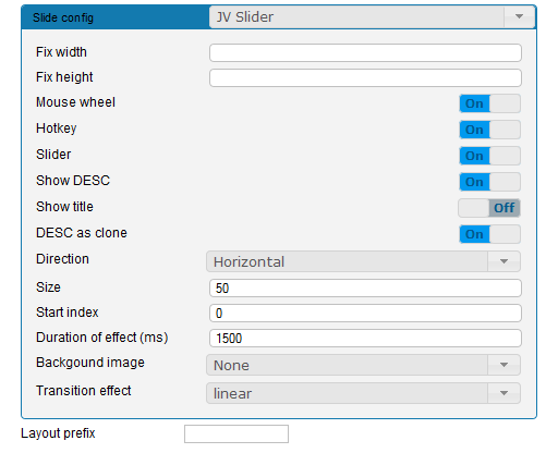 slidepro configuration