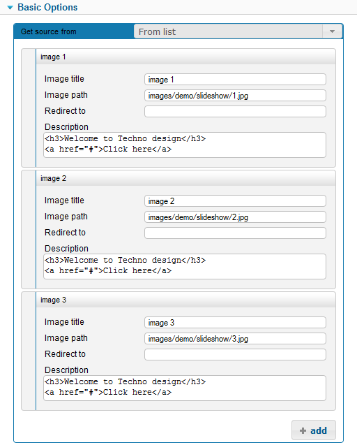 slidepro configuration