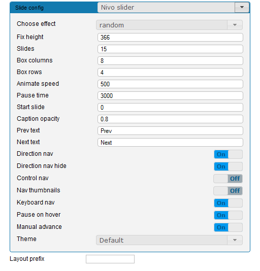 slidepro configuration