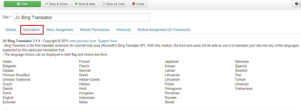 bing translator description