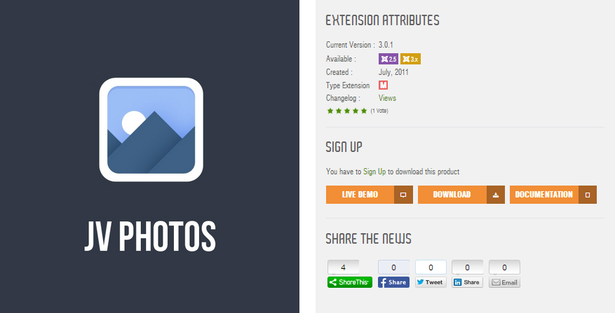 photos module overview