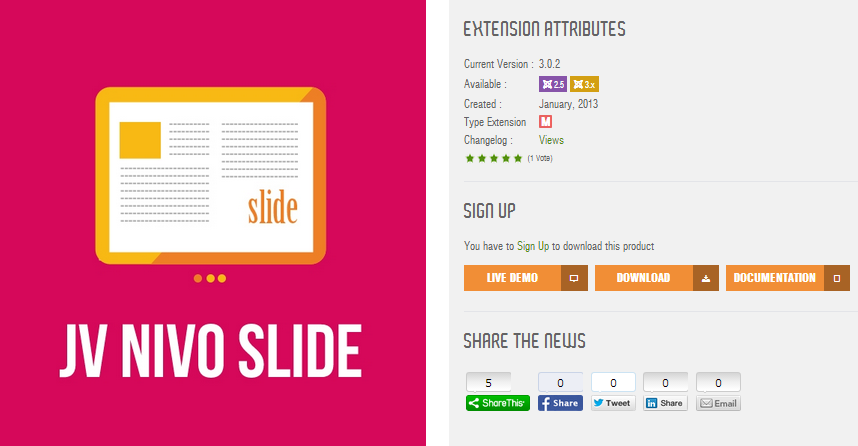 nivo slide module overview