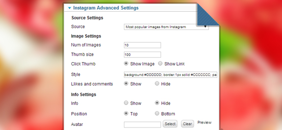 instagram advanced settings