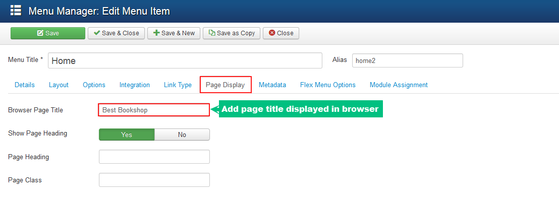 change web page title in joomla 3