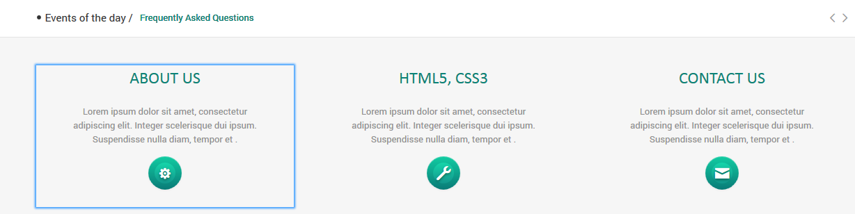 module custom html frontend