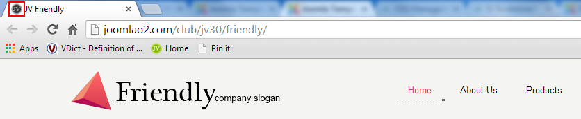 favicon in joomla site