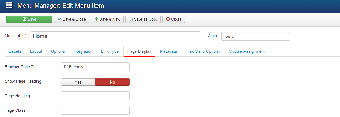 change web page title in joomla 3