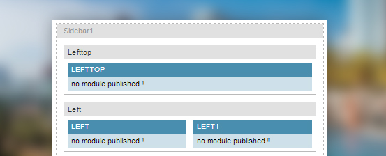 drag-and-drop modules