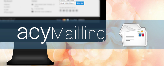 joomla 3 template supports acymailing